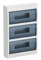 KREPTA 3 Корпус пластиковый ЩРН-П-36 IP41 белый IEK в Москве KREPTA 3 Корпус пластиковый ЩРН-П-36 IP41 белый IEK - foto